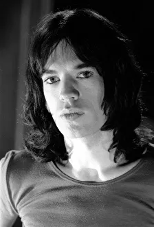 The Rolling Stones: Mick Jagger 29th November 1968 during rehearsals at the Wembley Park