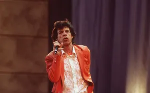Rolling Stones: Mick Jagger in concert at Wembley Stadium 11th June 1999