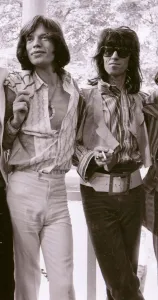 Rolling Stones : Mick Jagger & Keith Richards at the photocall Introducing Mick Taylor