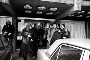00291 Prints: Rolling Stones: Nicky Hopkins (keybaords) with moustache and Jim Price (Trumpet