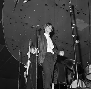 The Rolling Stones perform on stage at the Imperial Ballroom in Nelson Lancashire