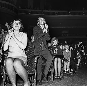 Rolling Stones performing in concert at the Belle Vue theatre, Manchester