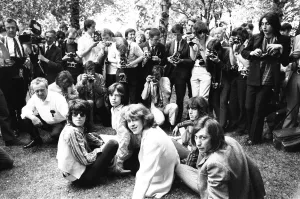 Photographers Prints: Rolling Stones photocall Introducing Mick Taylor who took Brian Jones place in the band