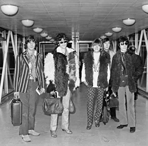 00373 Prints: The Rolling Stones pop group, minus lead singer Mick Jagger