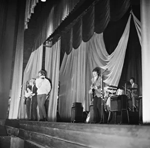 00882 Prints: The Rolling Stones pop group performing at the ABC Theatre in Chester