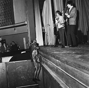 00882 Prints: The Rolling Stones pop group performing heir show at the ABC Theatre in Chester