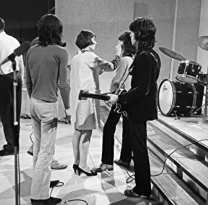 Images Dated 17th April 2020: Rolling Stones in rehearsals at Intertel studios in Wembley Park