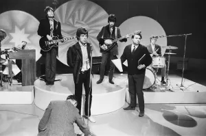 00882 Prints: The Rolling Stones seen here in rehearsal for the Eamonn Andrews Show at the television