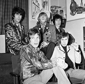 Rolling Stones seen here in rehearsals at the London Palladium 22th January 1967