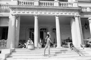 San Tropez Prints: The Rolling Stones in the South of France. Keith Richard with his son Marlon