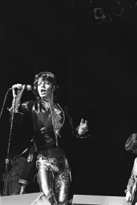 Rolling Stones on stage in concert at Earls Court. (Picture
