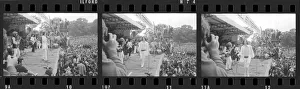 Rolling Stones on stage in concert at Hyde Park 5th July 1969