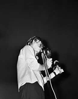 00302 Collection: The Rolling Stones at The Tower Ballroom, New Brighton. Mick Jagger 10th
