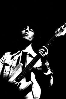00097 Collection: Rolling Stones: Bill Wyman during the first night of the band