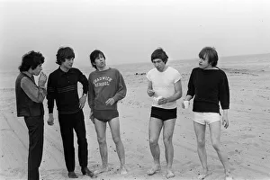 Swimming Costumes Prints: Rolling Stones. Bill Wyman, Mick Jagger, Keith Richards