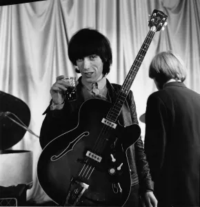 Rolling Stones: Bill Wyman before their performance at the ABC Theatre in Belfast 6th