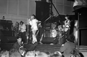 Rolling Stones'on stage of Newcastle City Hall on Thursday 4 / 3 / 1971 for