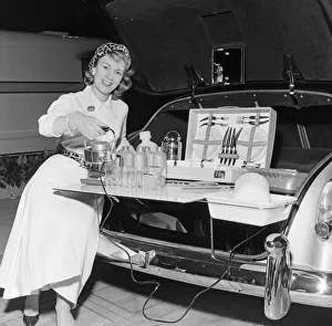 Rolls Royce silver cloud on display at the Earls Court Motor show