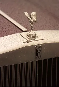 Rolls Royce Prints: Rolls Royce Silver Seraph March 1998 bonnet mascot silver lady emblem