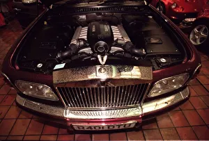 Rolls Royce Silver Seraph March 1998 inside engine of luxury car