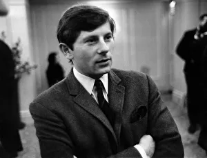 Arms Folded Prints: Roman Polanski 21 year old director seen here at the premeire of the film Repulsion