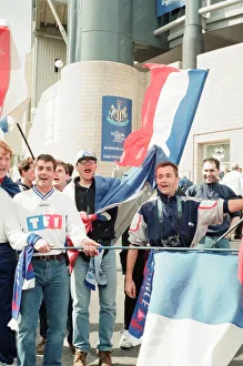 00949 Prints: Romania 0-1 France, Euro 1996 Group B match at St James Park, Newcastle