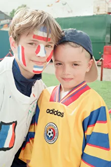 00949 Prints: Romania 0-1 France, Euro 1996 Group B match at St James Park, Newcastle