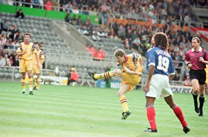 00949 Prints: Romania 0-1 France, Euro 1996 Group B match at St James Park, Newcastle