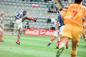 00949 Prints: Romania 0-1 France, Euro 1996 Group B match at St James Park, Newcastle