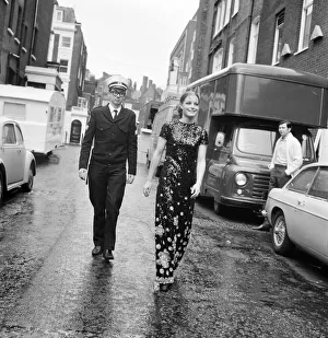 Film Set Prints: Romy Schneider on the set of her new film My Lover, My Son'in Mayfair
