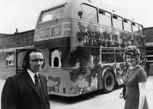 Nursery Prints: Ron Buchannon and Rosemary Hart, teachers behind much of the conversion of the Playbus