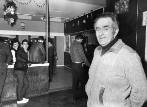 Core76 Prints: Ron Pike the warden at the at the Mill Lane Youth Club in Elswick - keeping an eye over