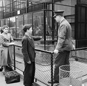 Zoo Keeper Prints: Ron Smith, Zoo Keeper, speaking with Clifford Preece 15