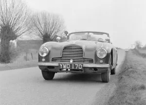 Ronald Helterington from Birmingham seen here with Reg Pannell in his Aston Martin D. B. 2