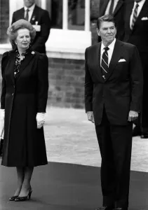 Poliitics Prints: Ronald Reagan President United States of America 1984 and Margaret Thatcher