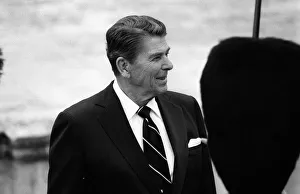 Ronald Reagan, President of the United States of America 1984 - state visit to Britain