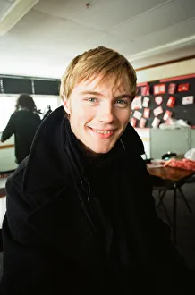 Ronan Keating of Boyzone pictured appearing on the Big Breakfast live show from Tile Hill
