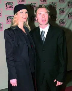 Ronan Keating singerwith the irish pop group Boyzone at the MTV Awards ceremony in