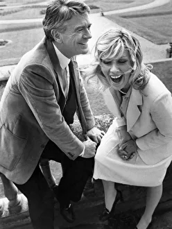 Ronnie Allen and Sue Lloyd who staer in t British sop opera Crosroads. Circa 1982