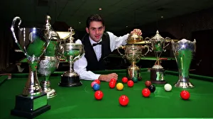 Ronnie O Sullivan snooker player September 1997 After signing with Manager Ian Doyle