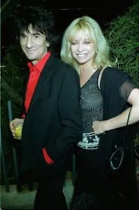 Ronnie Wood and wife Jo Wood at Home nightclub Sept 1999 Ronnie Wood