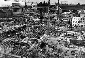 Building Site Prints: Roots of a 21st Century city. From the chaos of the Revenseft site will rise the centre
