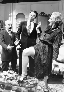 00126 Prints: Rory Bremner Comedian And Impressionist As Three Different People Mikhail Gorbachov