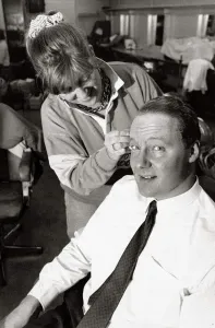 00126 Prints: Rory Bremner - Comedian - May 1988 in the Make-up chair A©mirrorpix