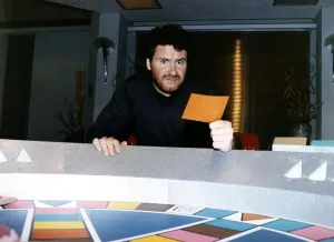 Rory McGrath tv presenter and quizmaster of the game show Trivial Pursuits