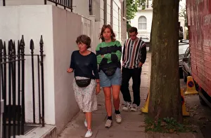 00185 Prints: Rosalind Mark July 1997 Nanny to Children of Tony Blair PM Pictured with mother