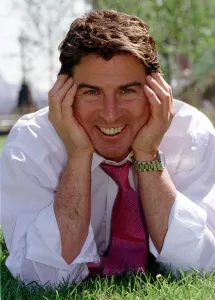 Ross Kelly TV Presenter May 1999 Pictured outside GMTV Studios in London