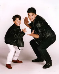 Rossi Higgins left with John Altman actor who played Nick Cotton from Eastenders