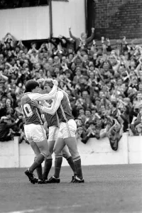 Rotherham 2 v. Luton 2. April 1982 MF06-38-031 Local Caption Division 2 Football