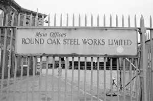 Round Oak Steelworks, Brierley Hill, West Midlands, 17th November 1982